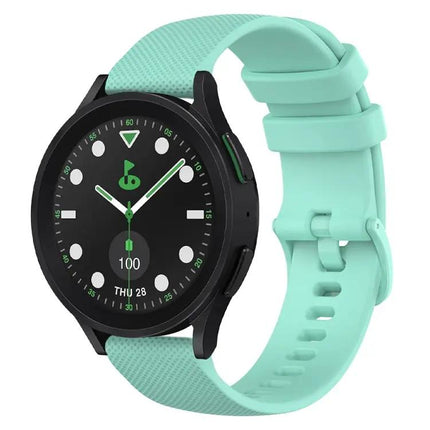 20mm Checkered Silicone Band For Samsung Galaxy Watch 5