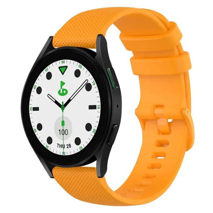 20mm Checkered Silicone Band For Samsung Galaxy Watch 5