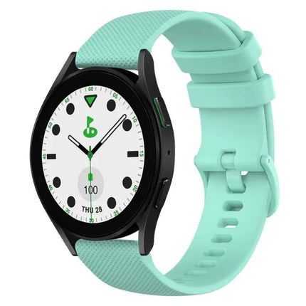 20mm Checkered Silicone Band For Samsung Galaxy Watch 5