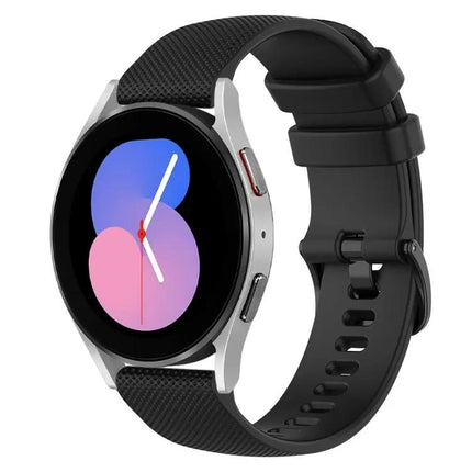 20mm Checkered Silicone Watch Band For Galaxy Watch 5 40mm