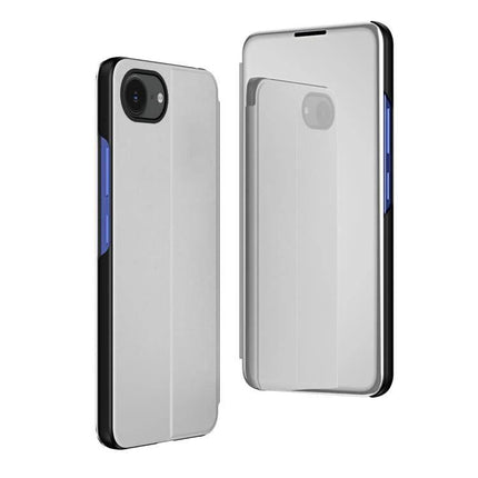 Leather Phone Case For Everyday Use And Video Viewing slim leather flip case with built-in horizontal stand and scratch protection