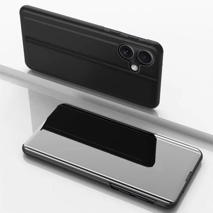 Leather Phone Case With Built In Stand For Hands Free Viewing In Daily Life For Everyday Tasks - black genuine leather protective case with flip stand