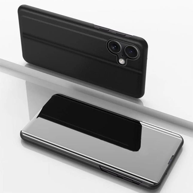 Leather Phone Case With Built In Stand For Hands Free Viewing In Daily Life For Everyday Tasks - black genuine leather protective case with flip stand