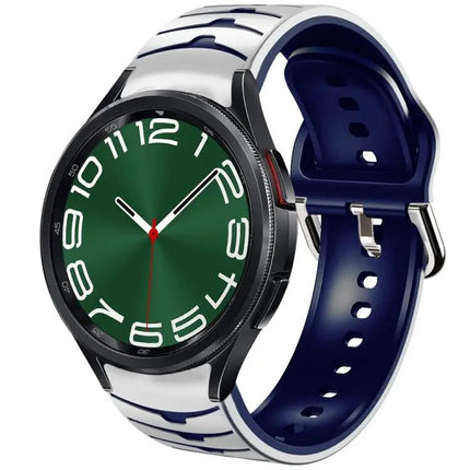 Curved Silicone Watch Band for Galaxy Watch 6 Classic 47mm