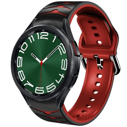 Curved Silicone Watch Band for Galaxy Watch 6 Classic 47mm