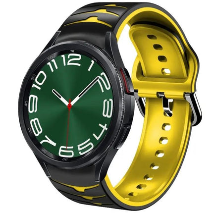 Curved Silicone Watch Band for Galaxy Watch 6 Classic 47mm