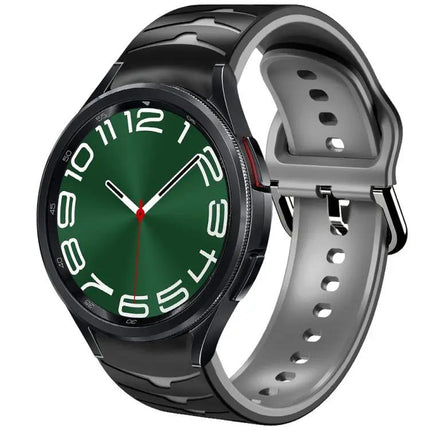 Curved Silicone Watch Band for Galaxy Watch 6 Classic 47mm