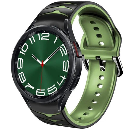 Curved Silicone Watch Band for Galaxy Watch 6 Classic 47mm