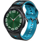 For Samsung Galaxy Watch 6 Classic 47mm / Black+Blue