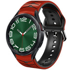 For Samsung Galaxy Watch 6 Classic 47mm / Red+Black