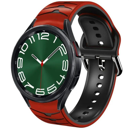 Curved Silicone Watch Band for Galaxy Watch 6 Classic 47mm