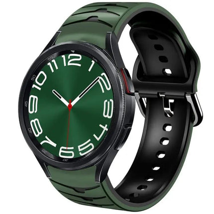 Curved Silicone Watch Band for Galaxy Watch 6 Classic 47mm