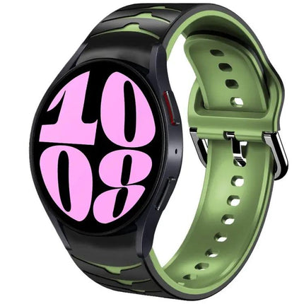 Curved Silicone Watch Band For Samsung Galaxy Watch 6 44mm