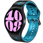 For Samsung Galaxy Watch 6 44mm / Black+Blue