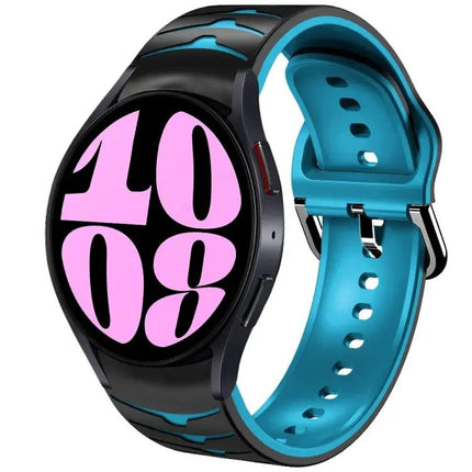 Curved Silicone Watch Band For Samsung Galaxy Watch 6 44mm