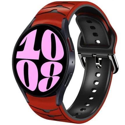 Curved Silicone Watch Band For Samsung Galaxy Watch 6 44mm