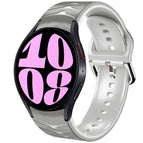 For Samsung Galaxy Watch 6 44mm / Grey+White