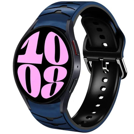 Curved Silicone Watch Band For Samsung Galaxy Watch 6 44mm