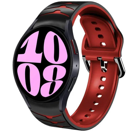 Curved Texture Silicone Watch Band For Galaxy Watch 6 40mm