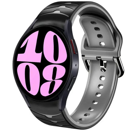 Curved Texture Silicone Watch Band For Galaxy Watch 6 40mm