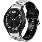 For Samsung Galaxy Watch 6 Classic 43mm / White+Black