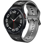 For Samsung Galaxy Watch 6 Classic 43mm / Black+Grey