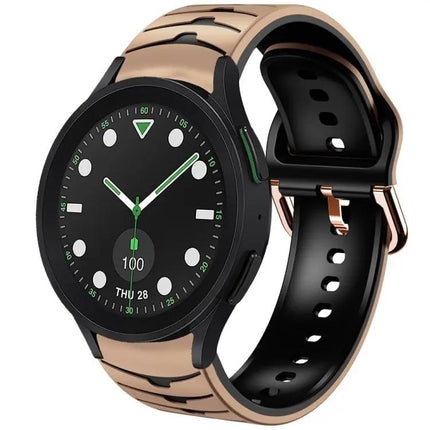 Curved Texture Silicone Band for Samsung Galaxy Watch 5 Pro
