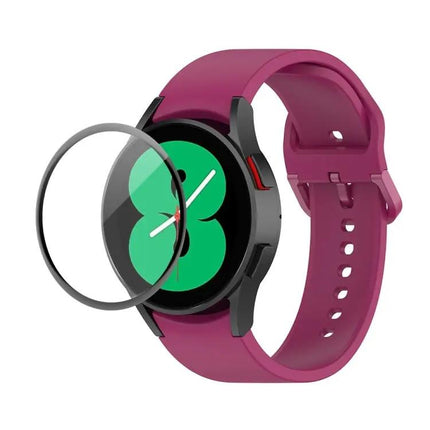 Silicone Strap and PMMA Screen Kit for Galaxy Watch4 40mm
