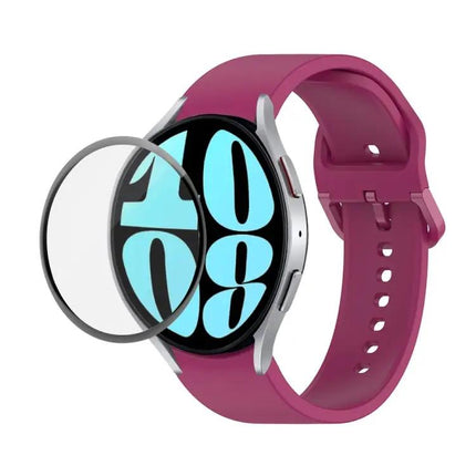 Samsung Galaxy Watch6 44mm Silicone Strap Kit PMMA Screen