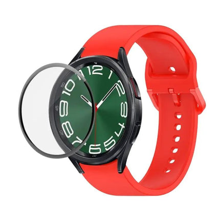 Silicone Strap And PMMA Screen Protector Kit For Watch6 43mm