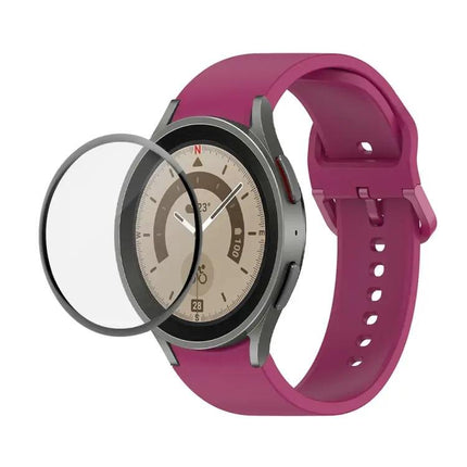 Silicone Strap And PMMA Protector Kit For Watch5 Pro 45mm