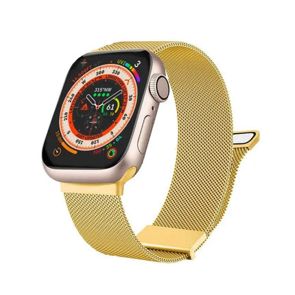Milanese Double Magnetic Stainless Steel Apple Watch Band