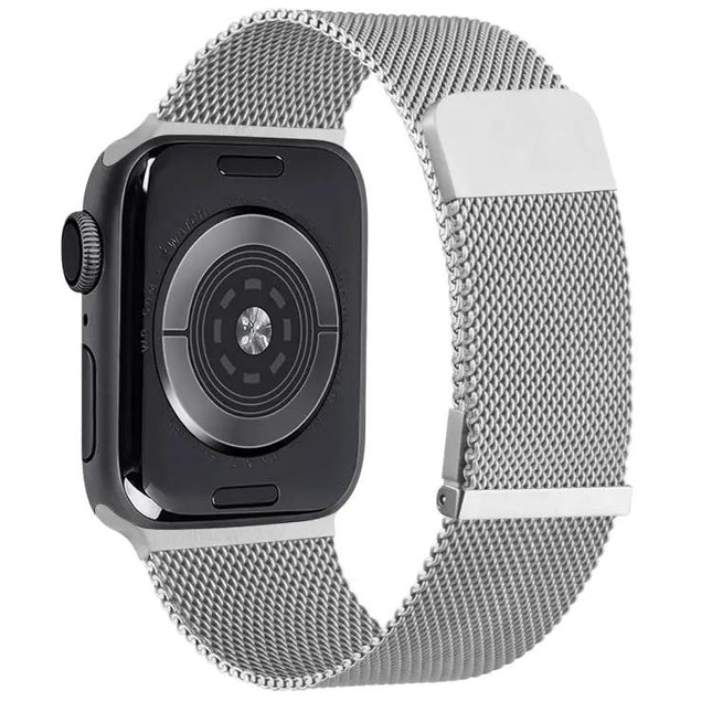 Milan Magnetic Steel Mesh Band Fits Apple Watch 40 44 45mm | Syndmart