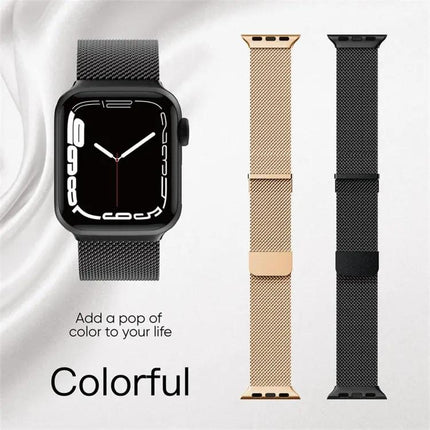 Milanese Magnetic Steel Watch Band For Apple Watch 40/44mm