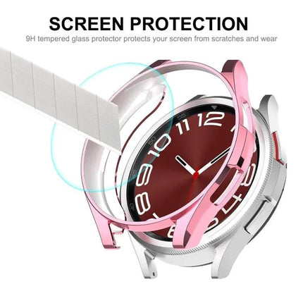 ENKAY TPU Case 9H Glass for Galaxy Watch6 Classic 43/47mm