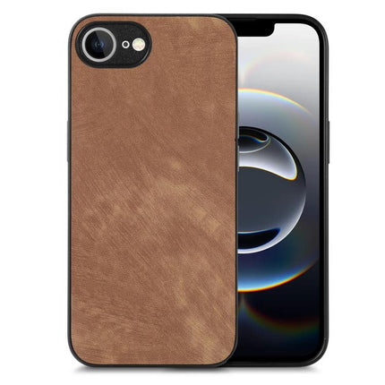 Vintage Leather Case for iPhone Everyday Protection in brown genuine leather with TPU core and slim profile