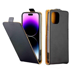 Premium Vertical Leather Phone Case with Card Holder Slot