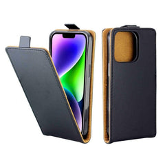 Premium Vertical Leather Phone Case with Card Holder Slot