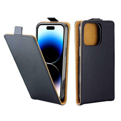 Premium Vertical Leather Phone Case with Card Holder Slot