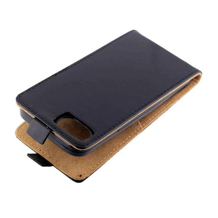 Durable Leather Flip Case For Daily Phone Essentials And Everyday Protection On The Go - black leather folio wallet case with snug fit and card pocket