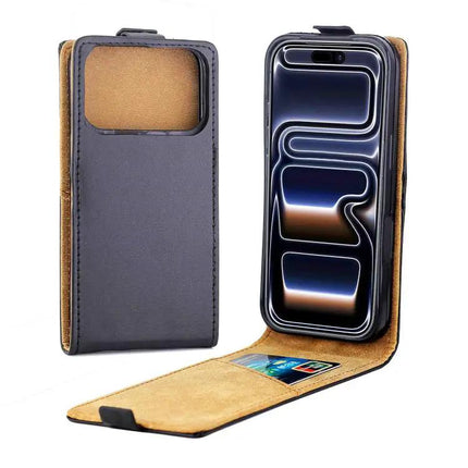 Durable Leather Flip Case For Daily Phone Essentials And Everyday Protection On The Go