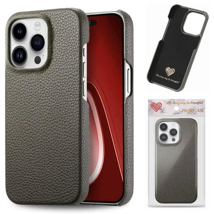 Litchi Texture PU Leather Phone Case For iPhone 18 Pro