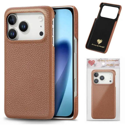 Litchi Texture PU Leather Phone Case For iPhone 18 Pro