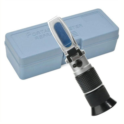Honey Refractometer for Measuring Honey Moisture Levels handheld refractometer with case for brix, baume and water content testing