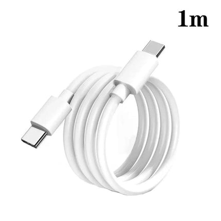 Essential USB-C Cable for Daily Device Charging and Syncing - white 1m cable for charging and syncing smartphones and tablets