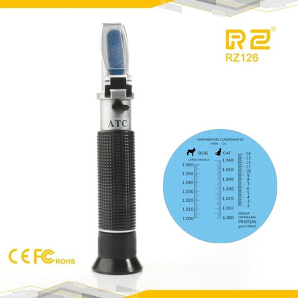 Pet Clinical Refractometer for Urine and Serum Protein Testing handheld veterinary refractometer for dog and cat urine specific gravity and serum protein