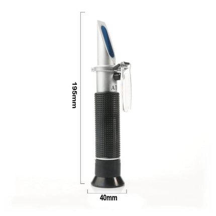 Pet Clinical Refractometer for Urine and Serum Protein Testing handheld refractometer with grip, 195mm x 40mm, for pet urine specific gravity and serum protein