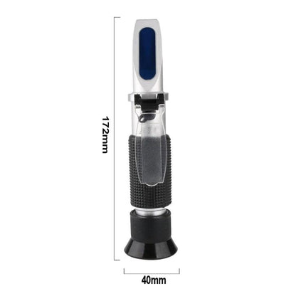 Optical Handheld Refractometer for Salinity Measurement in Water — compact handheld refractometer 0–28% salinity, 172mm x 40mm
