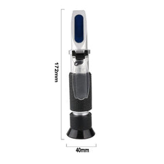 High-Precision Handheld Refractometer for Measuring Optical Salinity (0-28%) - RZ112