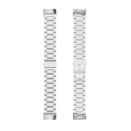 Stainless Steel Watch Band For Fitbit Charge 6 Three Bead